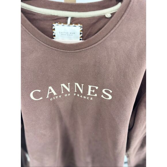 Sweatshirt Men's XL Ricky Singh Brown Cannes City Of France - Picture 5 of 8